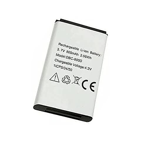 WXKJSHOP 3.7V 800mAh Replacement Battery Compatible with Doro 6520 65xx DBC-800D Cover