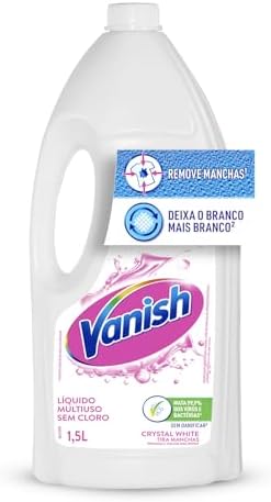 Tira Manchas Vanish Líquido Crystal White para roupas brancas 1,5...