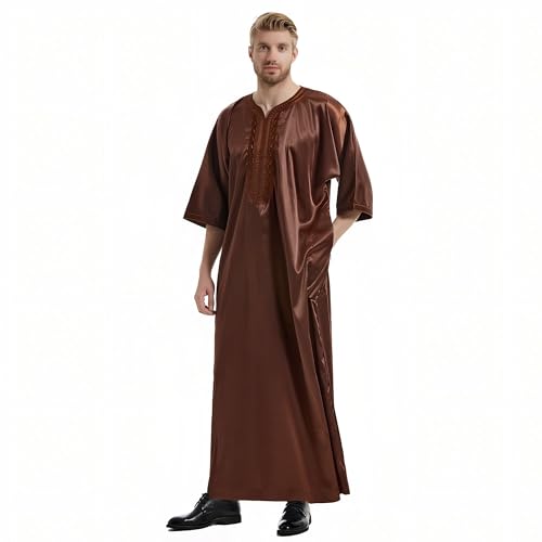 Men's Kaftan - Muslim Robe Thobe Caftan2