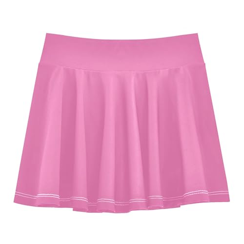 Skirt for Girls with Built-in Shorts Flowy Skorts for Little Girl Kids Pleated Skort with Pockets