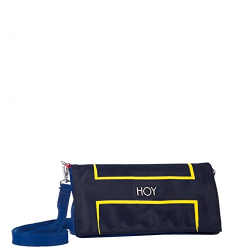  Seven Borsa A Tracolla Hoy Di Nylon Piatto Per Donna Blu
