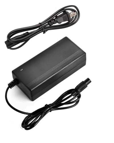 42V Replacement Charger 3-Prong 42V 2A Electric Scooter Charger-36V Power Adapter for Jetson Hover-1 Swagtron Hoover Razor Gotrax