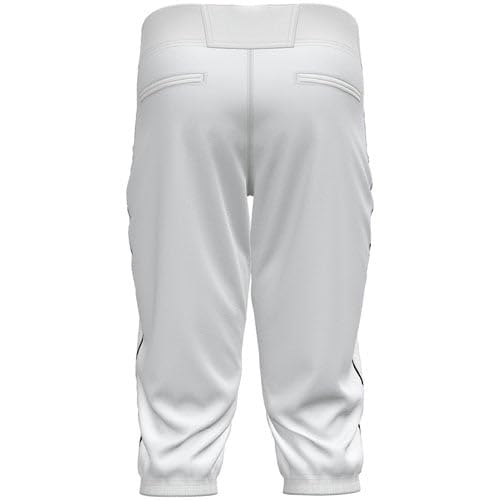 New Balance Men's Adversary 2.0 Piped Knicker Baseball Pants White/Black Xl