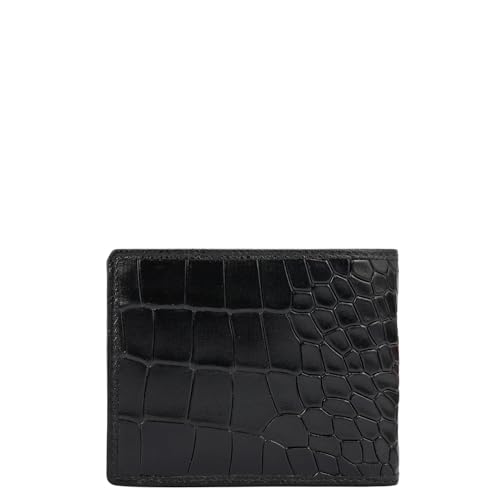 Image of Da Milano Leather RFID Wallet for Men with Multicard Slot - Black (10287OL)