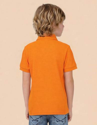Image of U.S. Polo ASSN. Kids Polo T Shirt for Boys - 100% Cotton, Embroidered Logo, Kids Polo T Shirt for Boys