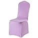 JS One Fodere Sedie Pranzo Fodera Elasticizzata Banchetti Nuziali Lavabile 1/4/6/10 Pz - (Lilla)