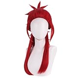 Gegexli Anime Bleach Cosplay Wigs Renji Abarai Cosplay Wig Synthetic Hair Halloween Party
