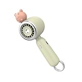 Zqxnt Ventilador pulverizador de mano con agua y agua, funciona con pilas, función de aire acondicionado, ventilador de nebulización para exteriores