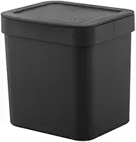 Ou Lixeira de Bancada 2,5L Preto Linha Trium
