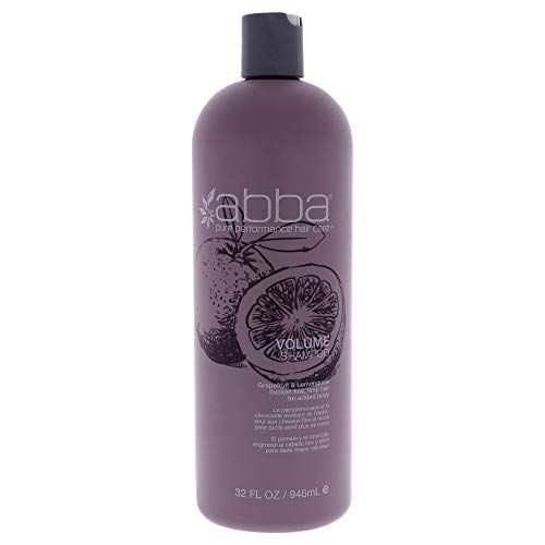 ABBA Volume Shampoo, GrapeFruit & LemonGrass, 33.8 Fl Oz