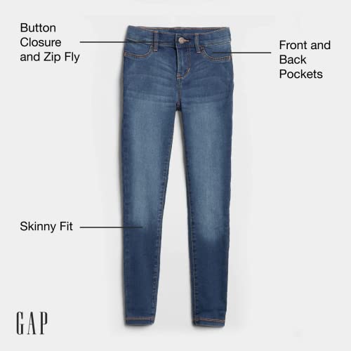 Gap Girls Mid Rise Fit Jegging Jeans, Light Wash, 10 Us #TOP1