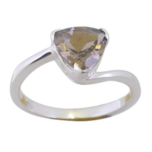 Bague en argent sterling 925 unisexe en forme de triangle géométrique