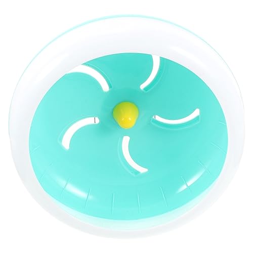 GALPADA ハムスターの回し車 エクササイズホイール ハムスターの車輪 静けさ ミニ 静かなハムスターホイール おもちゃ きしむ ねずみ ハムスター ホイール Blue ランダムカラー