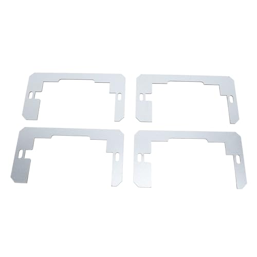 Espaciador de Placa de Pared, 20 Piezas Placa Niveladora de Dispositivo de Ajuste Empotrado de Acero Galvanizado Resistente Al Agua para Fijar la Caja Eléctrica de Salida de