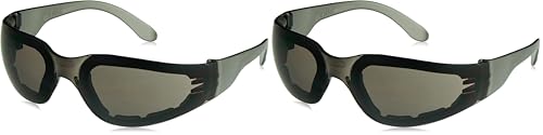Radians Smoke Safety Glasses, Anti-Fog, Foam Lined, Regular (MRF121ID)