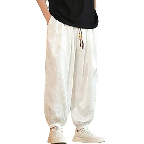 Pantalon d'été aéré et confortable pour homme évitant la chaleur grâce à sa coupe ample