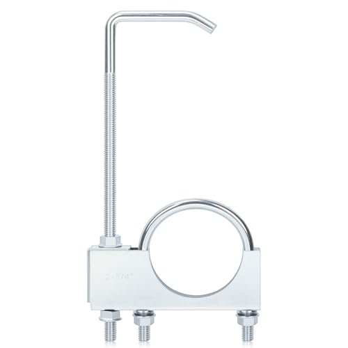 Cimeton Abrazadera de escape con suspensión para la mayoría de sistemas de automóviles y camiones (1,2,75 pulgadas)