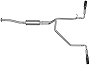 Gibson 5587 Aluminized Cat-Back Dual Extreme Exhaust System