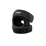Coogime Patella Kniebandage Männer Damen, 2025 Neue Bandage Knie, Verstellbare Knieorthesen, Atmungsaktive Kniestütze, Sport Knee Brace (Black)