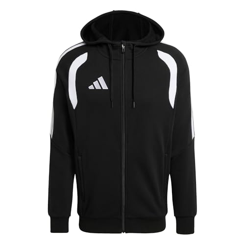 adidas Men's Tiro26 League Sweat Full Zip Hoodie black/white 2XL