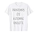 Printemps Été Automne Raclette Fondue Au Fromage Humour T-Shirt