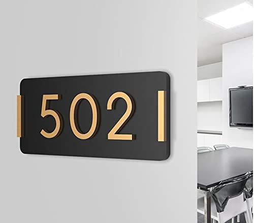 SIGNOOGLE Door Number Customized Personalized Name Plate Door Multicolored For Home Outdoor Family Glass Home Outside Office House Decor Bungalow Doors 12 X 6 Inch (Multicolored 4) (B09J2S9131) Amazon Price History, Amazon Price Tracker