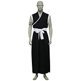 Amfineya Shuhei Hisagi 9th Division Lieutenant Cosplay Costume Uniform Soul Reaper Outfit (Male M)