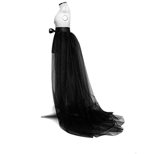 Women Tulle Tutu Long Skirts Festival Wedding Party Cocktail Prom Bandage Mesh Maxi Dress Overskirt3