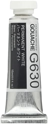 Holbein Artists39; Gouache 15 ml Tube - Permanent White
