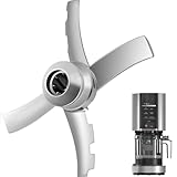 Replacement Paddle Blade for Ninja Creami NC300 NC299AMZ NC301 CN305A Series Ice Cream Makers, Sorbet Milkshakes Frozen Yogurt Creamy Icecream Creamer Machine Stainless Steel Accessories Mixing Parts