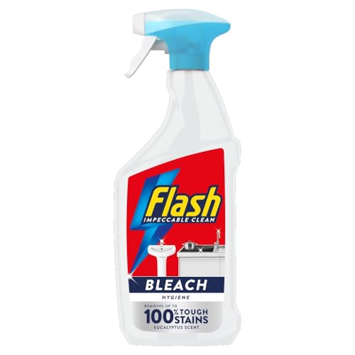 Flash Bleach Cleaning Spray with Eucalyptus Scent, 800ml