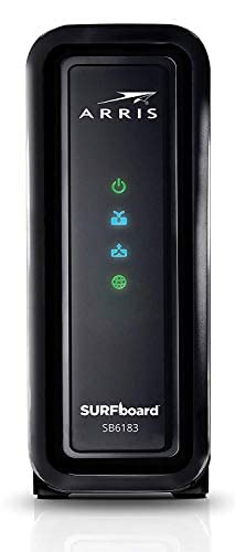 Arris Surfboard Sb6182 Docsis 3.0 Cable Modem ((Not Wireless) (Not For Cox)) (Renewed)