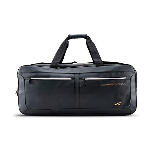 Image of Hundred Power Play Kit Bag | Spacious Raquet Sports Kit Racket Bag with Large Compartment for Badminton and Tennis Rackets, Shoes & Gear - Ideal for Sports, Gym & Travel | Unisex Design