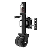 TOWKING 2000 lbs Upgraded Boat Trailer Jack, 10' Lift, Bolt On Trailer Jack for RV, Boat and More, Black