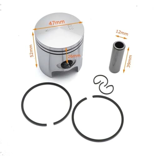 Kit de segmentos de pistón de 70 cc para reparar la pérdida de potencia en tu ciclomotor Jog 4
