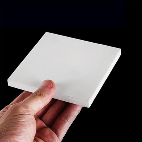 Placa blanca de Polytef de la hoja 100x100mm de PTFE aislante térmico mecanizable industrial