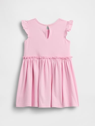 GAP Baby Girls' Flutter Sleeve Easy Knit Dress image 5