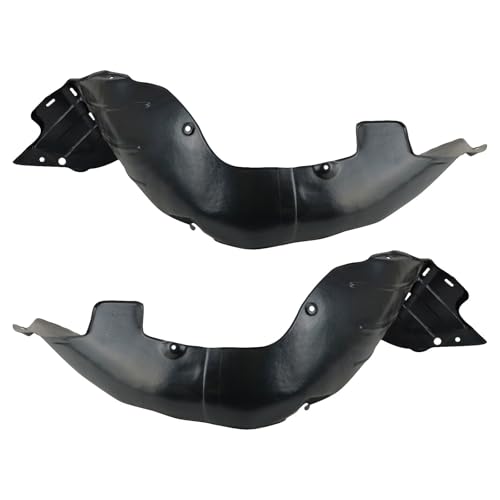 Image of TRQ Front Driver and Passenger Side Inner Fender Liner Set Compatible with 2011-2013 Hyundai Elantra