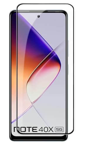 Image of 100FIT Tempered Glass For Infinix Note 40X 5G With Full Glue Edge-to-Edge Protector And Easy Installation Kit