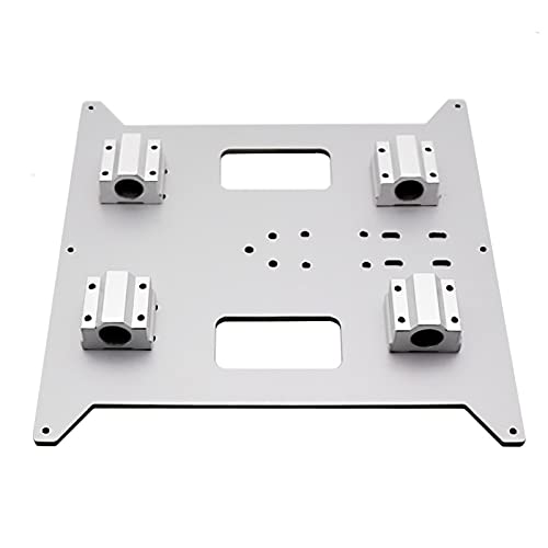 Lysee 3D Printer Parts & Accessories - Prusa i3/ Aluminum Composite Heated Bed Y Carriage Support Aluminum Plastic Plate 2202004MM 3D Printer Accessories - (Color: Silver)