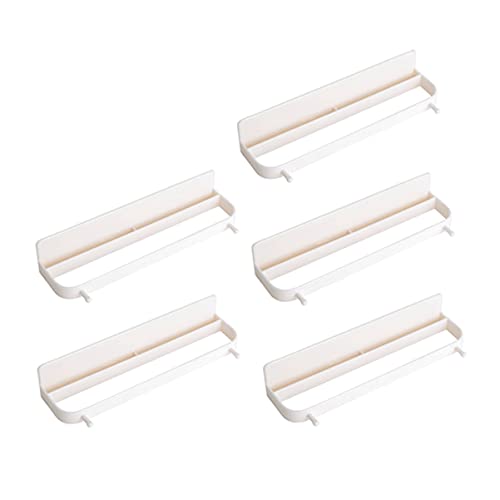 Veemoon 10 Peças Bege Armazenamento para Suporte de Sapatos Prateleira Rack Chinelos Perfurador Orga