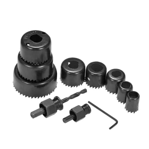 Kit de Brocas Huecas 11 Piezas Acero Carbón 19-64 mm miniatura 3