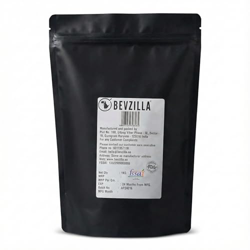 Image of Bevzilla Hazelnut Flavoured Instant Coffee Powder | 1kg Bag | Bold Flavor & Rich Aroma | Perfect for Espresso, Cappuccino & Black Coffee | Ideal for Hotels, Restaurants & Cafes (HoReCa)