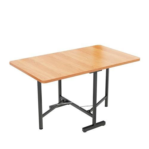 Table à manger pliable et extensible gain de place avec support haute résistance