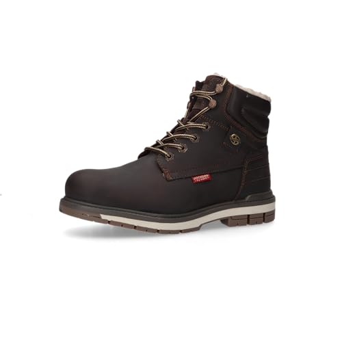 Dockers by Gerli 43LU110 400360 Hombre Botas Militar, Marrón (Schoko 360), 42 EU