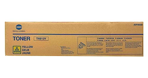 Toner Jaune TN613Y Original A0TM250 pour Konica Minolta C652