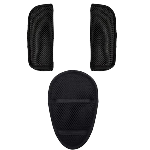 3 Pack Car Seat Strap Covers,Car Seatbelt Crotch Cushion for Newborns Infants Kids,Car Seat Belt Kit,Soft Seat Belt Strap Covers Universal
