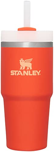 Image of STANLEY Quencher H2.0 Tumbler with Straw 14 oz | Flowstate 3-Position Lid | Cup Holder Compatible for Travel | Insulated Stainless Steel Cup | BPA-Free | Tigerlily