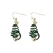 Produktbild Vektenxi Frauen Ohrringe Shiny Exquisite Weihnachtsbaum Ohrringe Anhänger Haken Ohrringe Langlebig und nützlich