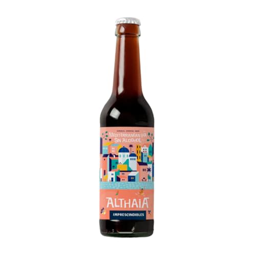 Cerveza Artesana Althaia Mediterranean Ipa SIN ALCOHOL Pack Latas 33cl. Amarga, Cítrica y 100% Natural (Pack 6 botellas, 6, unidad)